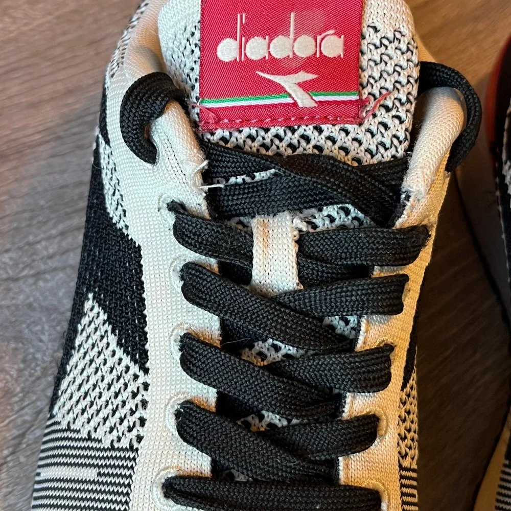 Diadora Titan Weave Walking Sneakers Black Tan Womens 9 Mens 7 UK 6.5 EU 40‎ - Picture 2 of 9